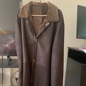 Salvatore Ferragamo Dark Brown Trench Coat